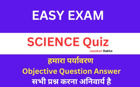 हमारा पर्यावरण Objective Question Answer Quiz 2